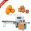 Hot selling Automatic Feeding Orange Pillow Wrapping Machine Tangerine Packaging Machine