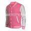 Baseball lettermen varsity jacket for men with leather sleeve custom embroidery patched logo
