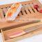 Wholesale Creative Design Kitchen Bamboo Bread Cutting Board With Storage Knife Drawer