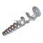 Carbon steel tapered concrete continuous flight auger