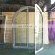 Popular Design UPVC/PVC Arched Exterior Double Leaf French Casement Glass Door