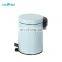 Hot Sale Factory 3L Multi Color Pedal Trash Can Powder Coating Metal Waste Bin OEM Storage Bathroom Hotel