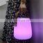 color changing infrared remote rechargeable wireless outdoor lantern led light wine cooler ice bucket sound speaker