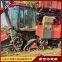 Converting a harvester to a triangular track chassis for rainy season harvesting without worries