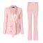 business wear fabric Polyester Rayon (+4%Spandex) blended fabric for New Trendy Fashion Business office Suits