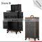 Fashion style PVC trolley makeup case rolling case cosmetic case with wheels