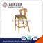 Cheap wooden bar high chair no folding bar height chairs