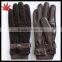 Top Trendy Leather Gloves for Men With Pigsuede on the Back