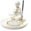 Baby Buddha Incense Burner and Votive T-light Candle Holder Meditation Figurine