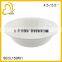 4.5" /5.5" PURE WHITE PLASTIC SALAD ROUND BOWL; SALAD BOWL