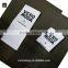 2015 custom high density quality reverse satin woven label