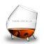 Handmade Special Design leadfree Stemless Wine Glass with Foot