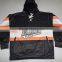 Custom made Black Pullover Sublimation Printed Polyester Fleece Hoody