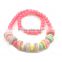 >>Best selling kids Candy Beaded chunky Bubblegum Necklace/
