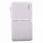 Real capacity fashion design super slim li polymer power bank high capacity power bank 6000mah