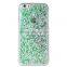 Aikusu New design stylish anti scratch crystal glitter gel case for Iphone 6/6S