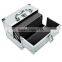Aluminum Cosmetic Box With Mirror Jewelry Box