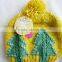 2013 New Knit Crochet Beanie Pom Pom Hat Ear Flap Earmuff warm hat