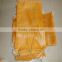 Packing 50kgs orange drawstring plastic round mesh bags                        
                                                Quality Choice