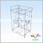 3 tiers foldable white 5 gallon portable 6 bottles metal water bottle rack