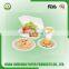 Sugarcane fiber pulp 9" 3 com party plate