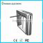 304 stainless steel iron gate designs for supermarket 2mm thick shell RS485 communication tripod barrier