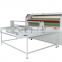 Roller polyester fabric Sublimation heat transfer Machine with pieced heat transfer paper