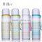 oem diller leakproof portable rainbow pinstripe stainless steel flask