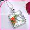 Popular square shaped elegant jewelry necklace