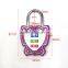 2015 design butterfly padlock mini luggage lock 3digital security code lock cjsj CH-28-3