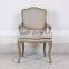 Rustic Wood Banquet Dining Chair With Arm