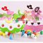 Wooden Crescent Balance Fruit And Cake Stringing Beads Game