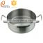 stainless steel pot with multi-ply bottom 304/1810