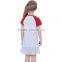 Cotton wholesale children boutique clothing beautiful children girl dress