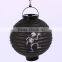 Factory Wholesale Pumpkin Paper Lampion LED Light Lantern Halloween Happy halloween Ghost Paper Lamp