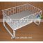 mobile metal wire bulk table from china factory
