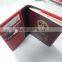 factory custom leather passport cover,pu leather passport cover with card holder