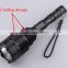 Portable T6 alunimum led flashlight