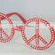 New party glasses with circles,Funky glasses