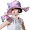 Women Formal Church Kentucky Derby Dress Hat Wide Brim Hat Church Hats