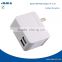 For Samsung HTC LG Smartphones Tablets usb travel charger 2 usb Wall charger