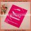 Customized Logo LDPE plastic die cut handle bag cloth bag wholesale