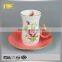 Direct Manufacturer OEM ODM Arabic Gold Rim Decal Ceramic Tea Cup Set, Tea Cup