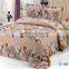 King Bedspread Cotton Elegant Flroal Printing Quilted Coverlet