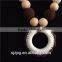 Teething colorful wood beads Necklace Breastfeeding Crochet Necklace