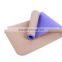 Eco friendly Double Layer Cork TPE Yoga Mat