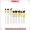 White Gold 10pcs/set High Quality Makeup Brushes Beauty Cosmetics Foundation Blending Blush Make up Brush tool Kit Set                        
                                                Quality Choice