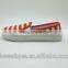 2015 New Striped Slip On Casual Canvas Shoes for Women