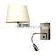Square fabric wall mounted led bed lamp,Fabric wall mounted led bed lamp,Wall mounted led bed lamp WL1009