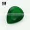 Loose Pear Machine Cut Natural Deep Green Agate Gemstone Price